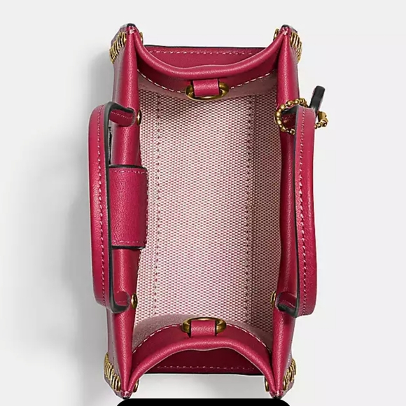 NWT Coach Mini Cashin Crystal Rivets Satchel - Picture 4 of 8